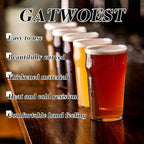 20 oz Beer Glasses Set of 4- Easy to Stack & Lead-Free Classic British Pint Glasses Large Pub Craft Beer Glass for IPA, Pilsner,Clear Tall Glass Cups Great Beer Gifts for Men-Dishwasher Safe