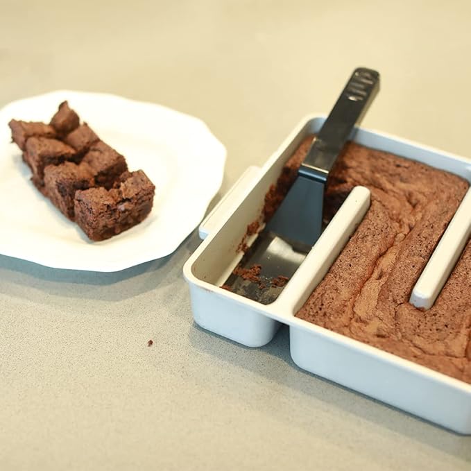 Baker's Edge Spat Pack| Custom Made Nylon Spatulas that are Non-Toxic, Food Grade, High-Heat Resistant, 100% Dishwasher Safe & Non-Stick - Set of 2