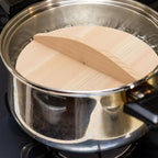TIKUSAN Wooden Cooking Drop Lid Otoshibuta Made in Japan (10.0" (25.5cm))