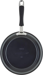 Rachael Ray Cucina Ceramic Nonstick Frying Pan/Skillet, 8.5 Inch Non Stick Open Fry Pan, Dishwasher Safe - Peppercorn