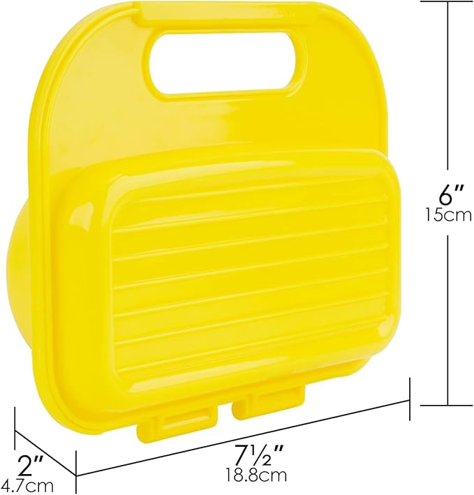 Egg poacher, Microwave in Minutes, BPA Free for Quick and Healthy Breakfast, Microwave Egg Cooker, Microwave Maker for 2 Eggs, Dishwasher safe(yellow)