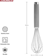 KitchenAid Classic Utility Whisk, One Size, Gray, 10.5-Inch