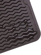 Silicone Dish Drying Mat for Multiple Usage,Easy clean,Eco-friendly,Heat-resistant Silicone Mat for Kitchen Counter,Sink,Bar,Bottle,or Cup Coffee M 17 inches x 6 inches