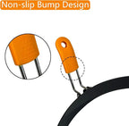 2 Pack 6 Inch Pancake Ring for Griddle,6 Inch P Handle Omelet Rings for Griddle,Non-stick Stainless Steel Pancake Egg Ring Omelet Mold Pancake Maker Cake Creps with Silicone Handle