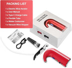 Electric Wine Aerator, One-Touch Automatic Wine Decanter for Red & White Wine, Wine Dispenser, Wine Pourer, Wine Gifts for Wine Lovers (Red)