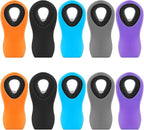 10 Pack Magnetic Chip Clips, Chip Clips Bag Clips, Magnetic Clip for Food Packages, Plastic Assorted Colors Snack Clip for Refrigerator