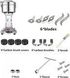 Grain Mill 150g High Speed Food Electric Stainless Steel Grinder Mill Seeds Flour Nut Pill Wheat Corn Herbs Spices & Seasonings Grinder Dry Grain Powder Machine