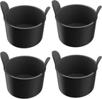 Microwave Egg Poacher, Nonstick Egg Boiler Poacher 4 PCS, Egg Poacher Cups, Boiled Egg Mold, Poached Egg Cooker for Baking Oven Microwave Stovetop Egg Cooking Air Fryer (B)