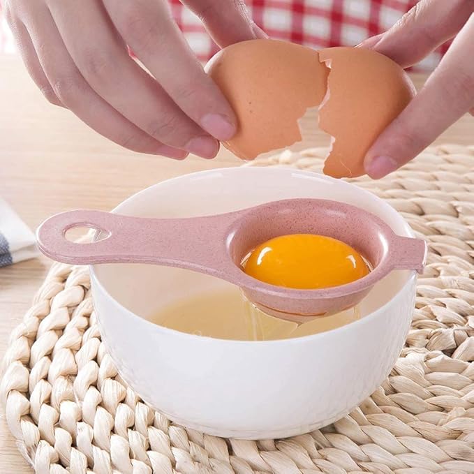3PCS Egg Separator Egg Yolk White Separator Egg White Separator Egg Whites Strainer Filter Divider Egg Separator Tool Kitchen Baking Gadget
