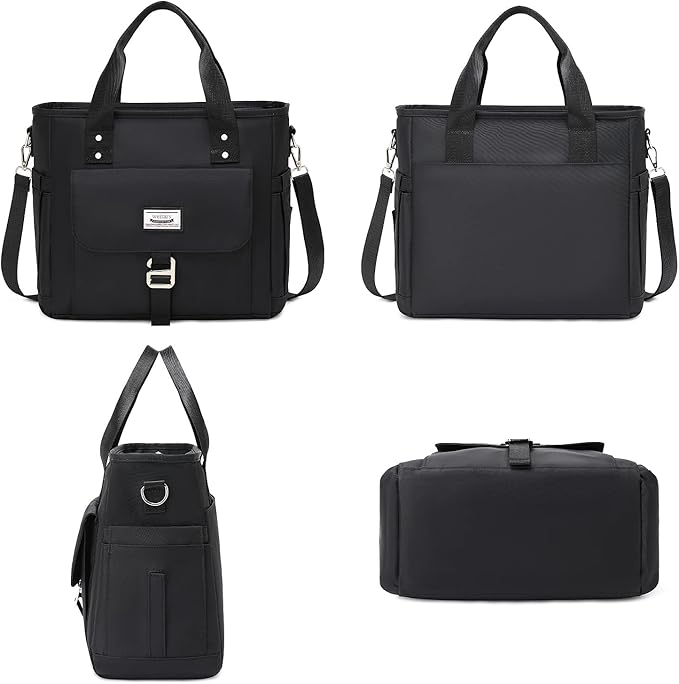 Weitars Insulated Lunch Bag for Men Women,Leak Proof Lunch Box for Work,Extra Large Lunch Tote Bag With Removable Shoulder Strap with Side Pockets,Reusable Lunch Cooler Purse For Picnic Hiking