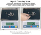 Precision Scale 10kgx0.1g,Accurate Electronic Balance,Industrial Counting Scale for Laboratory,Jewelry Store,Kitchen(10kg, 0.1g)
