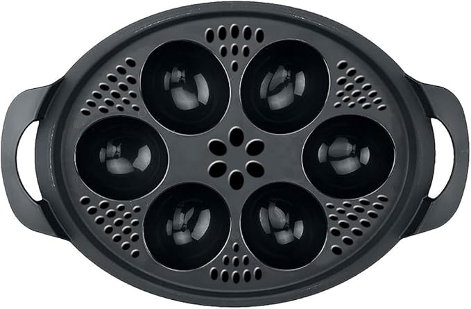 Nonstick Microwave Eggs Poacher Insert 6 Cup Eggs Cooker for Air Fryers Oven and Cooking Machines Baking Accessories