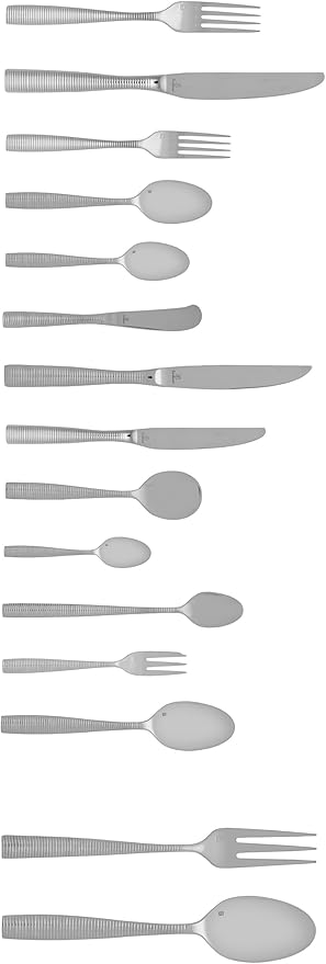 Fortessa Ringo 18/10 Stainless Steel Flatware Table Spoon, Set of 12
