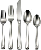 Oneida T837045A Lincoln 45-Piece Flatware Set, Service for 8 Silver