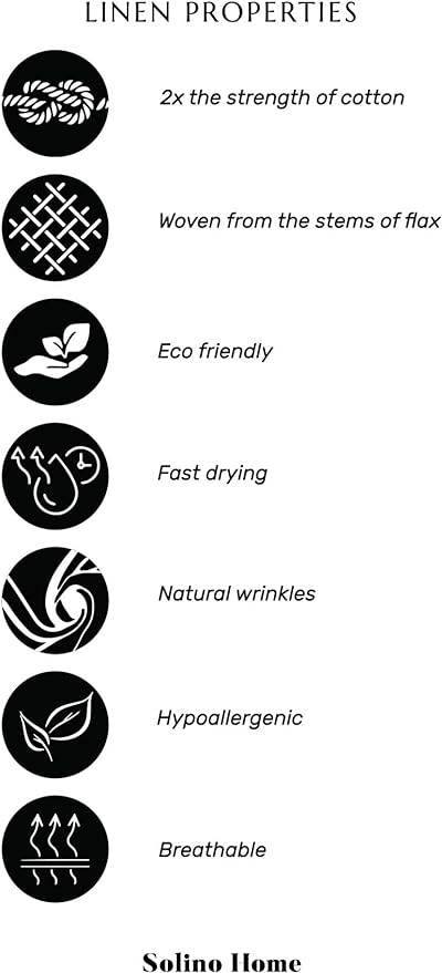 Solino Home Linen Tablecloth 60 x 108 Inch - Classic Hemstitch 100% Pure Linen Pink Table Cloth for Rectangle Tables - Machine Washable Tablecloth for Summer, Halloween