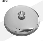Stainless Steel Steamer Tray for Healthy Cooking for Vegetables, Meat, and Baby Food (20cm pot cover)