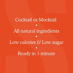 SAYSO Skinny Cardamom Paloma | The Original Craft Cocktail Tea Bag Mixer | Organic, Certified Gluten-free, Non-GMO |< 15 Cal, 0g Sugar, Steep in Cold Water & Spirits, For a Perfect Mocktail, 8 count