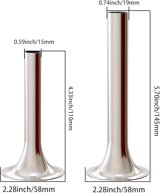 Gvode Sausage Stuffer Attachment for KitchenAid Stand Mixer Food Grinder Attachment(FGA), plus 1 Retainer Ring, Stainless Sausage Stuffer Kit