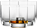 SCHOTT ZWIESEL Convention Whiskey Glass (Set of 6), Old Fashioned Tumbler for Whiskey, Dishwasher-Safe Machine-Made Tritan Crystal Glasses, Made in Germany (10 Ounce)
