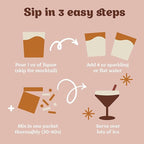 Craftmix Espresso Martini, Makes 24 Drinks, Skinny Cocktail Mixers - Mocktail Drink Mixers - Martini Mix With Real Coffee - Vegan Low-Carb, Low-Sugar, Non-GMO, Dairy Free, Gluten Free, Easy to Mix