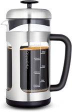 Easyworkz Stainless Steel French Press 34 oz Coffee Tea Maker with Soft Grip Handle