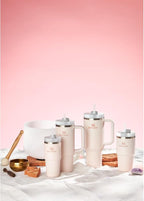 Stanley Quencher H2.0 Tumbler with Handle and Straw 40 oz | Flowstate 3-Position Lid | Cup Holder Compatible for Travel | Insulated Stainless Steel Cup | BPA-Free | Rose Quartz 2.0