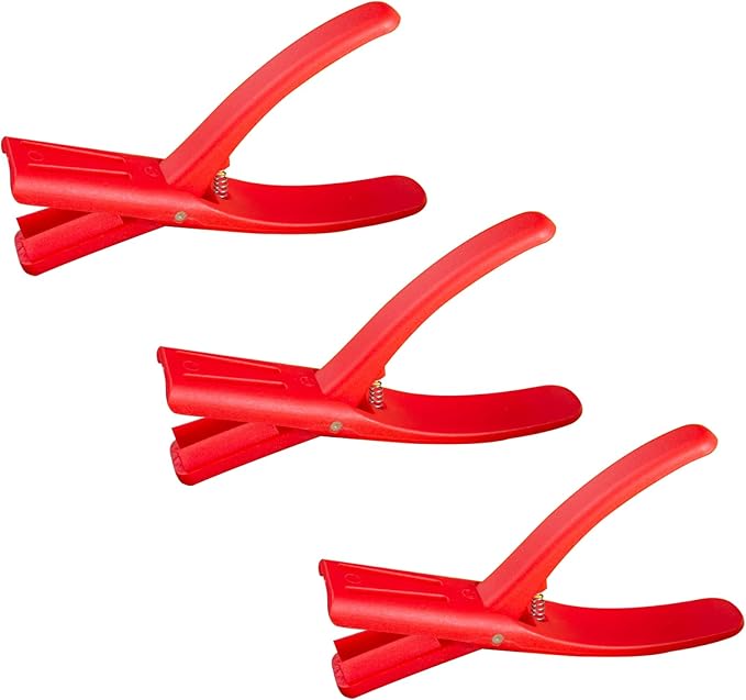 Crawfish Peeler Tool, Crayfish and Shrimp Shelling Device, Convenient and Smart Crayfish Sheller for Families and Restaurants (Red, 3 Pcs)