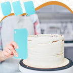 10 Pcs cake spatula set Decorating Kit Baking Supply Accessories Tools for Beginners and Pros Includes 2 Frosting Straight Angled Spatula 3 Icing Smoother Scrapers 5 Pieces Cream tools(Blue)