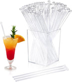 101 Pcs Swizzle Stir Sticks for Cocktails 7 Inch Coffee Stick Holder Clear Crystal Coffee Stirrers Crystal Reusable Swizzle Sticks for Stirrers Holder Round Acrylic Drink Coffee Party Supplies