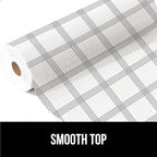 GORILLA GRIP Slip Resistant Drawer and Shelf Liner 2 Pack, Non Adhesive Water Resistant, Easy Trim, Smooth Surface Liners for Kitchen Cabinet, Shelves, Drawers Pantry, 20 IN x 20 FT, Stripe Gray White