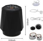 MEGAWISE Handheld Vacuum Sealer for Mason Jars, Compatible with Regular and Wide Mouths, Includes 6 Jar Lids & Accessory Hose