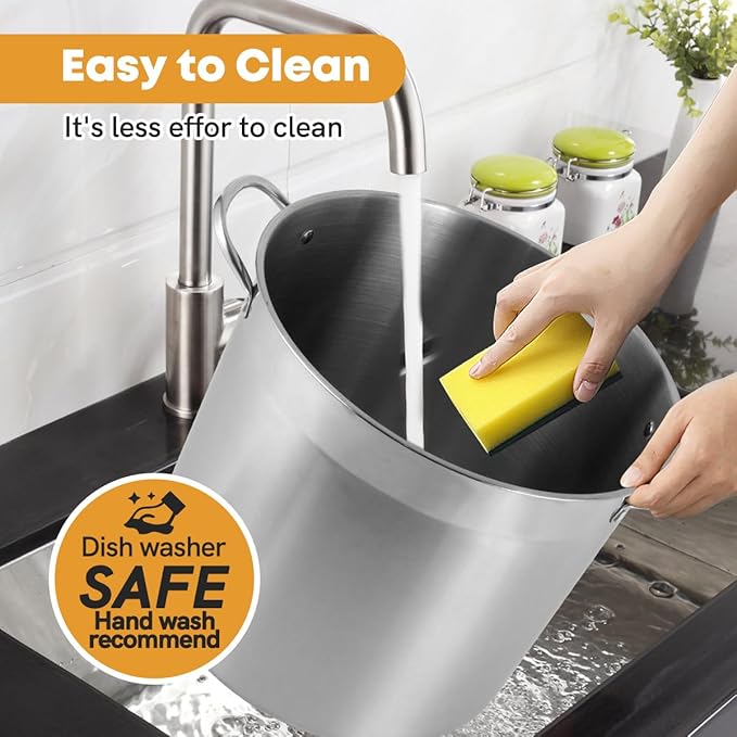 21.5 QT Stainless Steel Canning Pot with Lid, Rack & Canning Tools Set, Canning Supplies Kit Water Bath Canner for Beginner