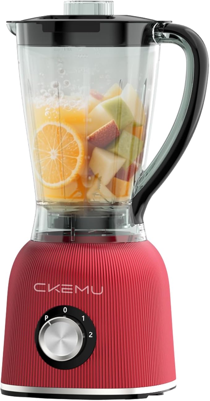 Professional Blender | 8-Cup Big Capacity | Powerful 25,000RPM Motor | Smoothies, Shakes, and Frozen Drinks Blender | BPA-Free & Dishwasher-Safe | Red