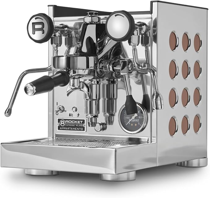 Rocket Espresso Appartamento TCA Espresso Machine (Stainless/Copper)