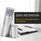 Coffee Grinder, Viesimple Gen 4, Single Dose Burr Coffee Grinders with Magnetic Dosing Cup, Electric Coffee Bean Grinder with Anti-Static Design, Espresso Grinder Compact & Quiet for Home Use Silver