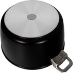 Swiss Diamond Nonstick Hybrid Ceramic and Diamond-Infused Stock Pots With Glass Lid, PFAS- and PFOA-free, Dishwasher & Oven Safe Up To 500 °F (8.5 Quart)