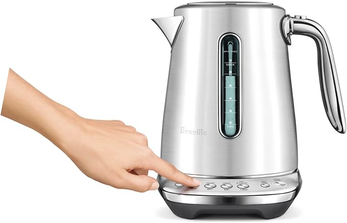 Breville BKE845BSS Smart Kettle Luxe Water Heater, 7 Cup, Brushed Stainless Steel