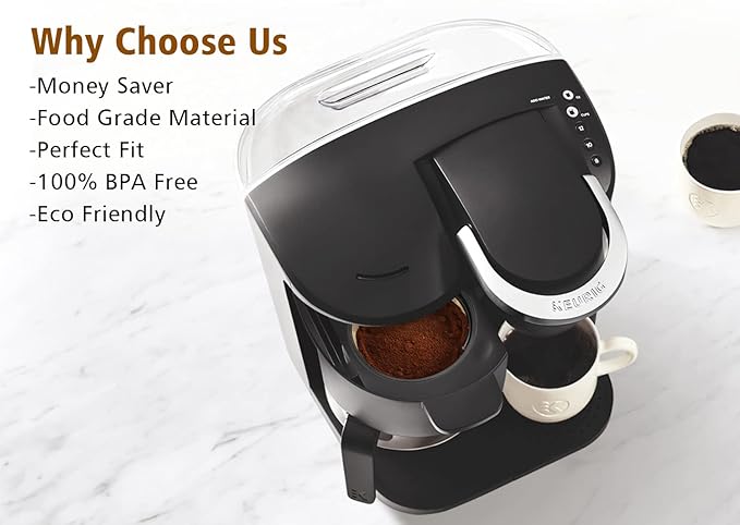 Reusable K Duo Coffee Filter for K-Duo Essentials, K-Duo Brewers Only - Carafe Basket Coffee Filters, Reusable K Duo Essentials Coffee Makers Accessories, 1 pack