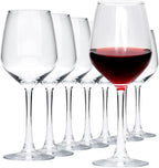 Wine Glasses Set of 8, 12oz Red Wine Glasses, for Red or White Wine, High-end Banquet, Wedding, Gift, Lead-Free Red Wine Goblets, Party, Bar, Anniversary, Housewarming
