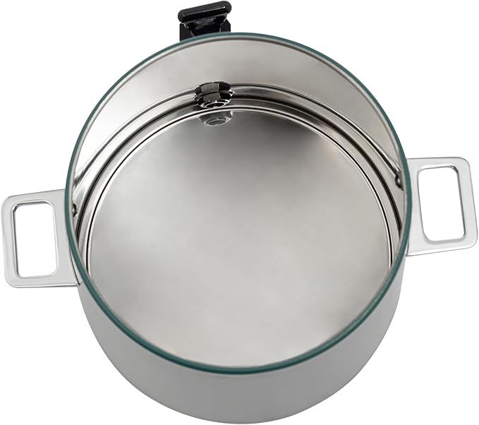 Coffee Urn with Fuel Holder 3.5 Gal/13L, Stainless Steel Beverage Dispenser Hot Drink Dispenser with Stand, Tea Water Coffee Chafer Urn for Parties Buffet Catering Commercial Home (Silver, Green)