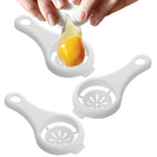 3 Pcs Egg Separators for Yolk – Easy-to-Use Egg Yolk Separator Set for Hassle-Free Cooking – Baking Gifts for Women, Divider to Simplify Meal Prep for Cakes & Pastries