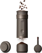 OutIn Fino Portable Electric Coffee Grinder,Adjustable Coffee Bean Grinder with 28 Precise Grind Setting,One-Button Burr Coffee Grinder with Fast‑Charge Battery, Auto‑Stop & Clog‑Protection