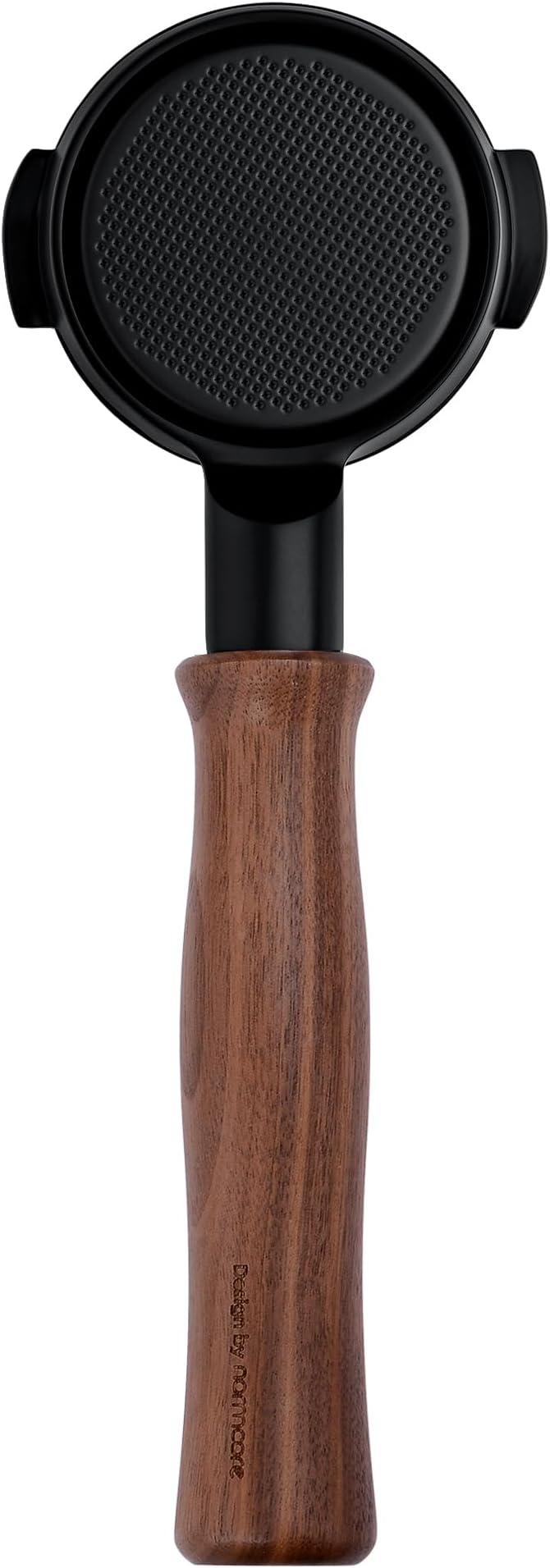 Normcore 58mm E61 Bottomless Naked Portafilter, Titanium PVD Coating Group Head with Genuine American Walnut Handle, Fits Lelit, Flair 58, ECM, Rocket, Sanremo, Synesso, VBM Espresso Machines