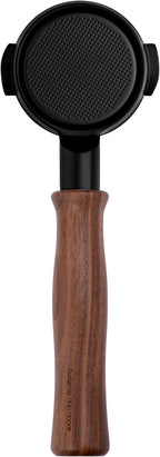 Normcore 58mm E61 Bottomless Naked Portafilter, Titanium PVD Coating Group Head with Genuine American Walnut Handle, Fits Lelit, Flair 58, ECM, Rocket, Sanremo, Synesso, VBM Espresso Machines