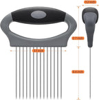 Onion Slicer PRO | Onion Cutter | Holder for Slicing | Lemon Vegetable Cutter for Potato and Tomato, Avocados, Eggs, Food Slicer Assistant Tool for Slicing Fruit and Meat