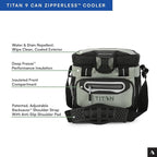Titan by Arctic Zone 30 Can Zipperless Soft Cooler with HardBody Liner