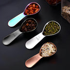 1 Pcs Coffee Scoop, 2 Tablespoon Measuring Spoon for Ground Coffee, Durable Stainless Steel, Easy to Use and Clean(Colorful）, Send Goods from Local Warehouse