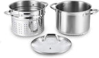 FreshAir Stainless Steel 8Qt Turbo Steamer/Pasta Cooker