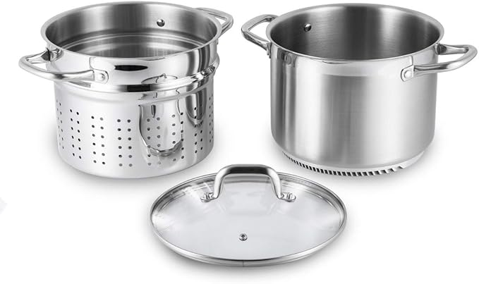 FreshAir Stainless Steel 8Qt Turbo Steamer/Pasta Cooker