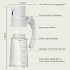 Ultrean Oil Sprayer for Cooking, 10oz/300ml Olive Oil Dispenser Bottle for Kitchen, Food-grade Glass Oil Bottle for Air Fryer, BBQ, Salad